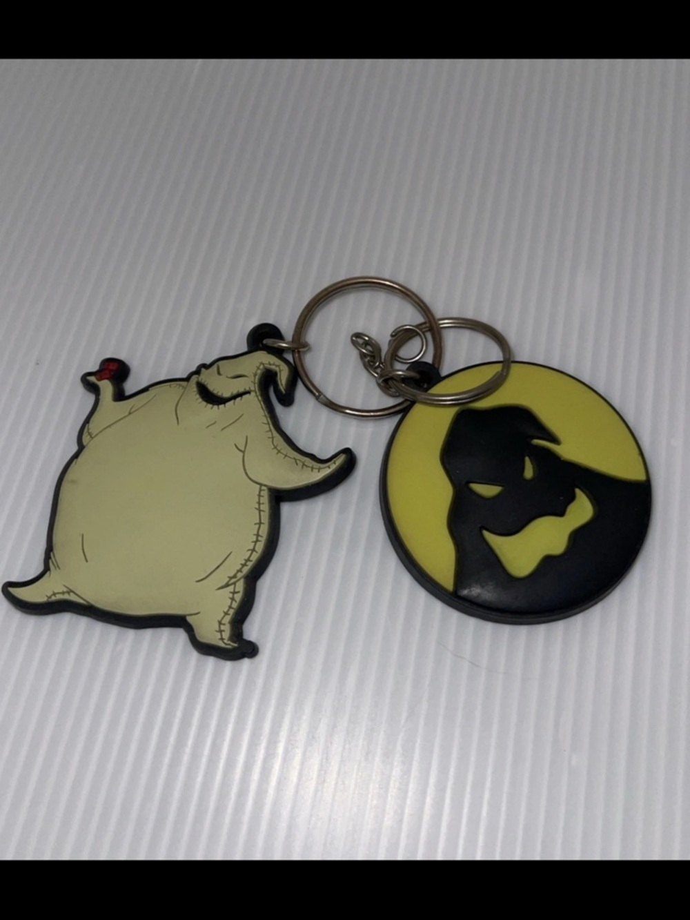 Lot Of 2 Loungefly The Nightmare Before Christmas Oogie Boogie Keychains
